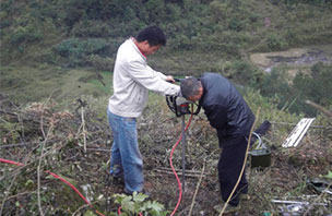 南方某特高壓輸電線(xiàn)路塔基勘測(cè)